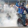 【オートジャンボリー2015】DQNの空吹かし(違 強烈なホイールスピンで巻き上げられる白煙SUGEEE!!