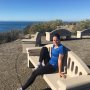 Love the trail runs here on the west coast ✌🏼️😜 #hills #trail #run #beach #westcoast #lovelyweather #california #running #nevernotrunning