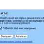 Goed dat jullie het even vragen KVK.  
