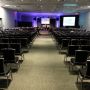 Dag 4 alweer van #sxsw Mooi op tijd in een nu nog lege zaal. #sxswnl