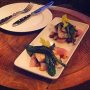New food: red gurnard with caponata 
#rodepoon #funkyfish