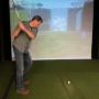 Kijk @HerreZ in de sportwinkel lekker spelen met de golf simulator.