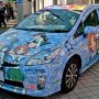 【大洗ガルパン痛車道コンテスト】アムラックスに展示されていたトヨタ謹製ガルパン公式痛車(プリウス＆ヴィッツ)も投入