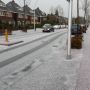 Straat helemaal wit van de hagel #hengelo #rtvoost