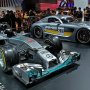 【東京モーターショー2015】メルセデスブースでは競技車両としてメルセデスF1 W05 HybridとメルセデスAMG GT3を展示