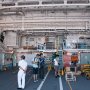 【横須賀YYのりものフェスタ2017】後部格納庫 観艦式で公開されたあたごには愛宕さん(艦これ)のタペストリーが掲示されてたのでちょっと期待したが今回はそういうのは無かったｗ 