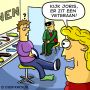 Kijk er zit een veter aan #cartoon