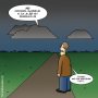 Dreigende lucht. #cartoon 