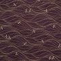 Plum and Gold Stretch Fabric Print | Outdoor fabric