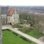 Uitzicht vanaf toren kastseel Bad Bentheim
