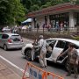 【太平山あじさい坂 2017】朝の9時も過ぎると駐車場に続々とお客さんがやってきます 駐車場が少ないのが太平山の泣き所である...ｗ 