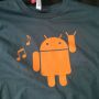 Had graag dit shirt vandaag aangedaan #oranjeAndroid maar helaas ik ben of te groot of is het shirt te klein #troon