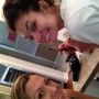 Liese is doing my hair & makeup. @JustinYoung & I R going 2 watch @KennyEdmonds get his Hollywood Walk of Fame 2day!!