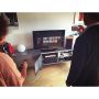 Home safari with Warren to test the set top box Thuuz app 
#Ziggy #thuuz #apps #tech