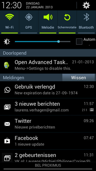 mooi: gebruik WhatsApp is zojuist verlengd tot 1974, zo wordt me gemeld. 