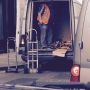 Meat in a unrefrigerated van on Wardour St. Euw.