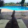 Both the pool and the air are 30c.
I need a gin & tonic to think about that.