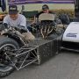 【オートジャンボリー2015】展示されているのは大型クラスの車両のようです カウルを外した状態のモノがメカフェチにはたまらんのですよ()
