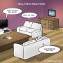 Gesloten inrichting. #cartoon