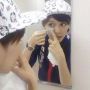 昨日の試合前、埼玉スタジアムで
日本国旗のタトゥーシールを貼るのに必死な瞬間(๑･ิ◊･ิ๑)