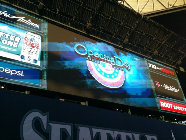 MarinersVision HD Opening Night! #MLB #OpenHouse