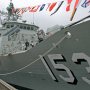 【FleetWeek 横須賀艦艇公開】この艦に限った事じゃないんだけど今回は多くの船が海側に船首を向けるように係留されていたので船首が撮れない...ｗ