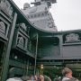 【よこすかYYのりものフェスタ2015】上昇中～ 徐々に大きく見えてくるブリッジ 頭の中ではマクロスのOP曲が脳内再生されていたｗ (ﾟ∀ﾟ; ｱｾｱｾ
