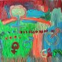 Crazy birthday part 1: make a painting and give it away...