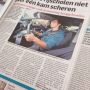 Het AD geeft mijn carrière als stockfoto-model vandaag weer een enorme boost!