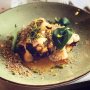 6 great #vegan dishes at the #010x020diner. Best (not best looking) was this dish by De Kas with cauliflower, peanut, curry & pepper 🙌