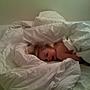 #kids spelen op het 'gooote bed'