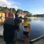 Anna van der Breggen the strongest in the first stage of the Halden Tour of Norway.