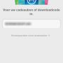 Het downloaden van de gratis app gaat via een promocode, die automatisch ingevuld is.  