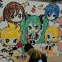 【マジカルミライ2016】ぺたぺた♪マスキングテープアート みんなでミクさん達を描こう的企画 
