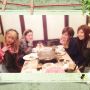 おぱよん。昨夜の楽しいできごとっ。AAAのチーム女子で、ザ ガールズトーク♡お箸もお口もノンストップだったよ♫さ、はりきってGO(ू ͒•‧̫•ू⑅ ͒)