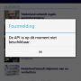 Een out of office reply van een API