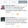 What's the difference between big stars and small stars when favoriting tweets in @twitter for iOS?