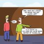 Hee was dat Johan de Graaf die net langs liep? #cartoon 