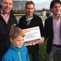 Vandaag cheque overhandigt van 1e Mollema Tocht aan de NLse Cystic Fibrosis Stichting (taaislijmziekte). Bij @KaapHoorn in Groningen.