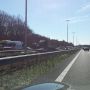 Snelweg A50 bij Heerde-Zuid in richting Zwolle nog steeds dicht. #rtvoost