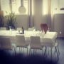 Sammy checking out the dinner table...
