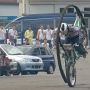 【オートジャンボリー2015】ちょっとバイクで一回転してみるわ