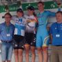 Podium of today's prologue criterium #GPGippingen. Congrats @KNiewiadoma! #RaboLiv
