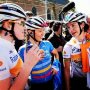 When you struggle your way up 'the Mur' & find out your team mates took 1st & 4th place: happiness! Perfect job by @AnnavdBreggen for her second win here. Satisfied with my own race. #FlècheWallonne