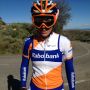 Making the transfer from Spanish to Dutch weather conditions? Or special downhillequipment from Oscar Saiz!! Usefull last day in Mojacar with @RaboLivGiant 