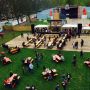 Vanuit het Reuzenrad foodtruckfestival. 