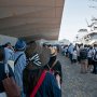 【横浜開港祭 護衛艦たかなみ一般公開】本日2回目の手荷物検査に望むｗ (ﾟ∀ﾟ)ｱﾋｬ 