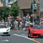 【蔵の街サマーフェスタ2016】定刻より15分ほど遅れてパレード開始 今年のフロントローはアヴェンタドールとフェラーリ488GTB 