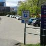 Hele parkeerplaats speciaal voor elektrische auto's