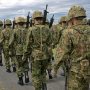 【下志津駐屯地創設61周年記念行事】午前中はイマイチな天気でしたが陸自の行進には合ってたかも いい雰囲気が出てる 